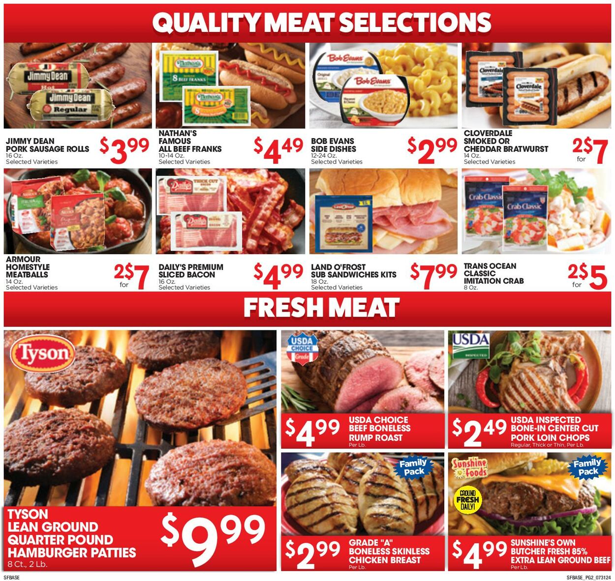 Weekly ad Sunshine Foods 07/31/2024 - 08/06/2024