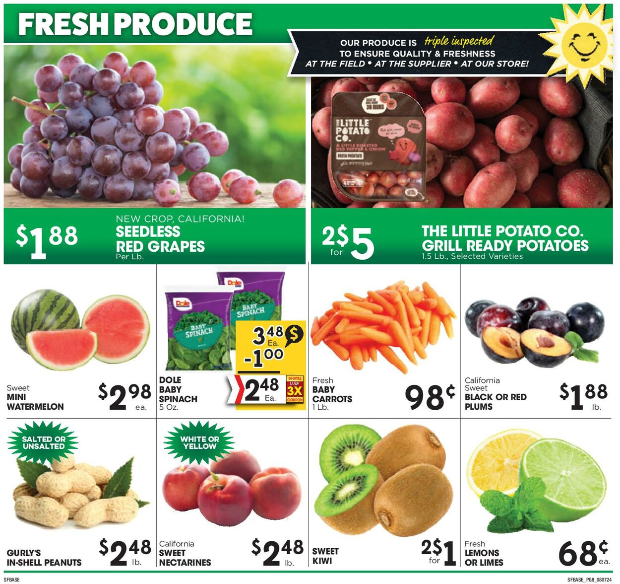 Weekly ad Sunshine Foods 08/07/2024 - 08/13/2024