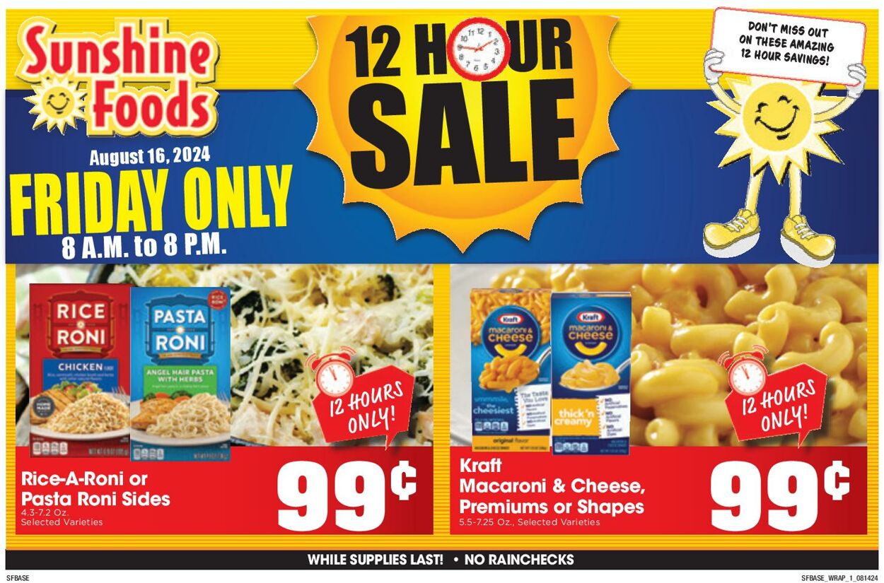 Weekly ad Sunshine Foods 08/14/2024 - 08/20/2024