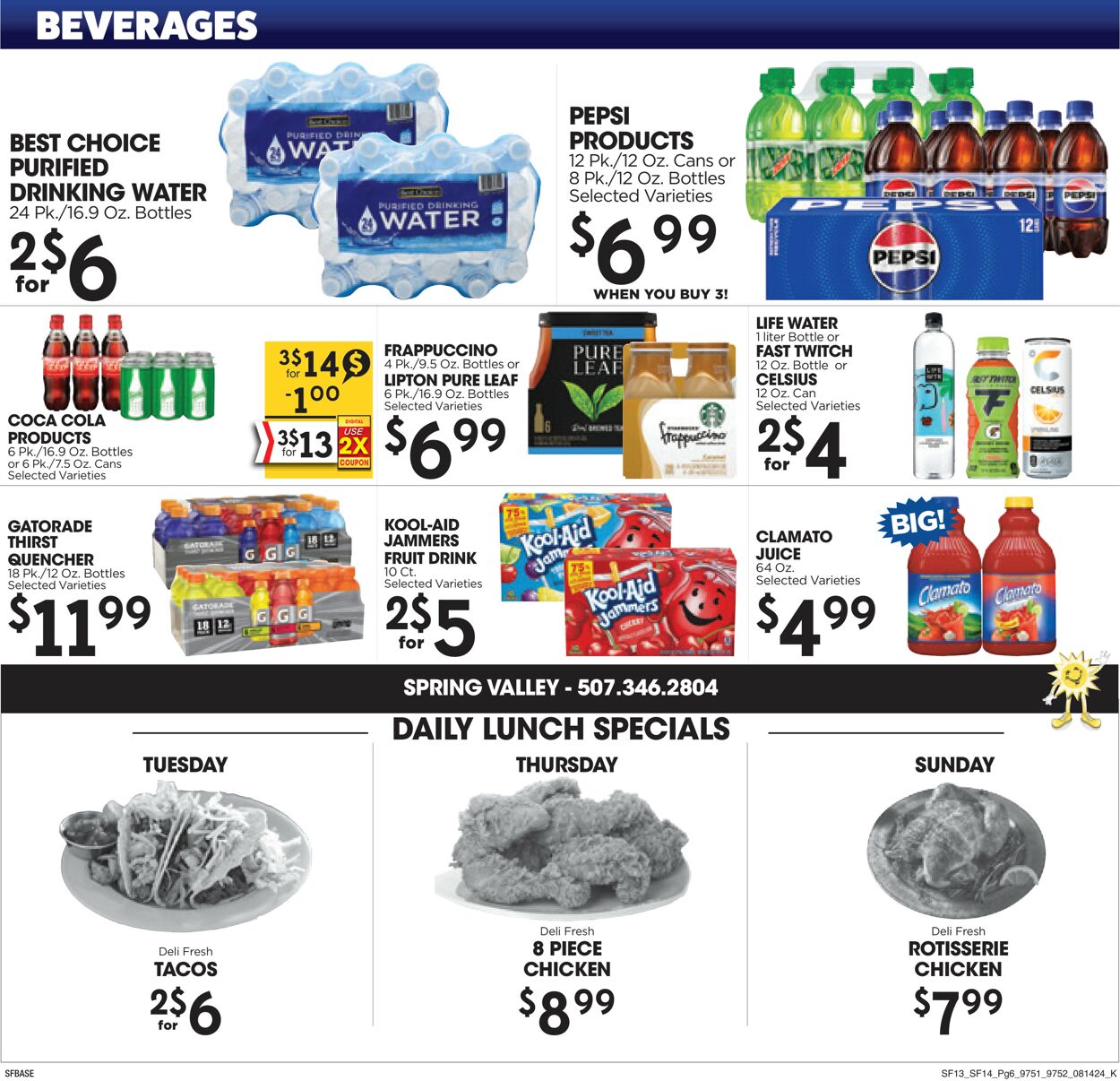 Weekly ad Sunshine Foods 08/14/2024 - 08/20/2024