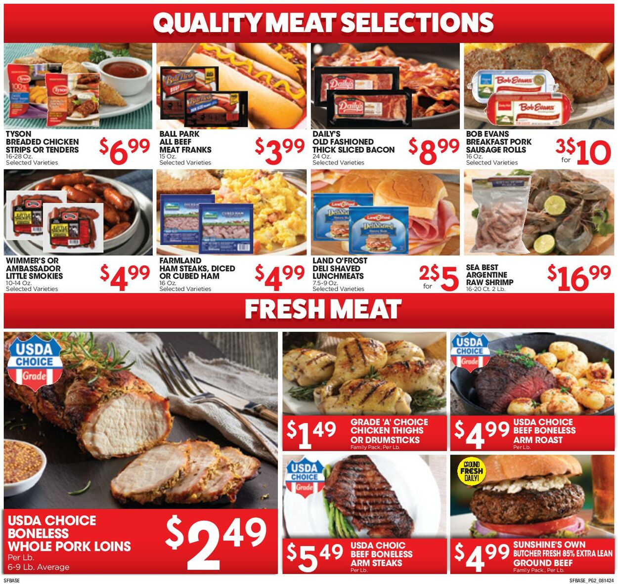 Weekly ad Sunshine Foods 08/14/2024 - 08/20/2024