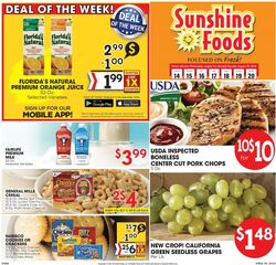 Weekly ad Sunshine Foods 09/25/2024 - 10/01/2024