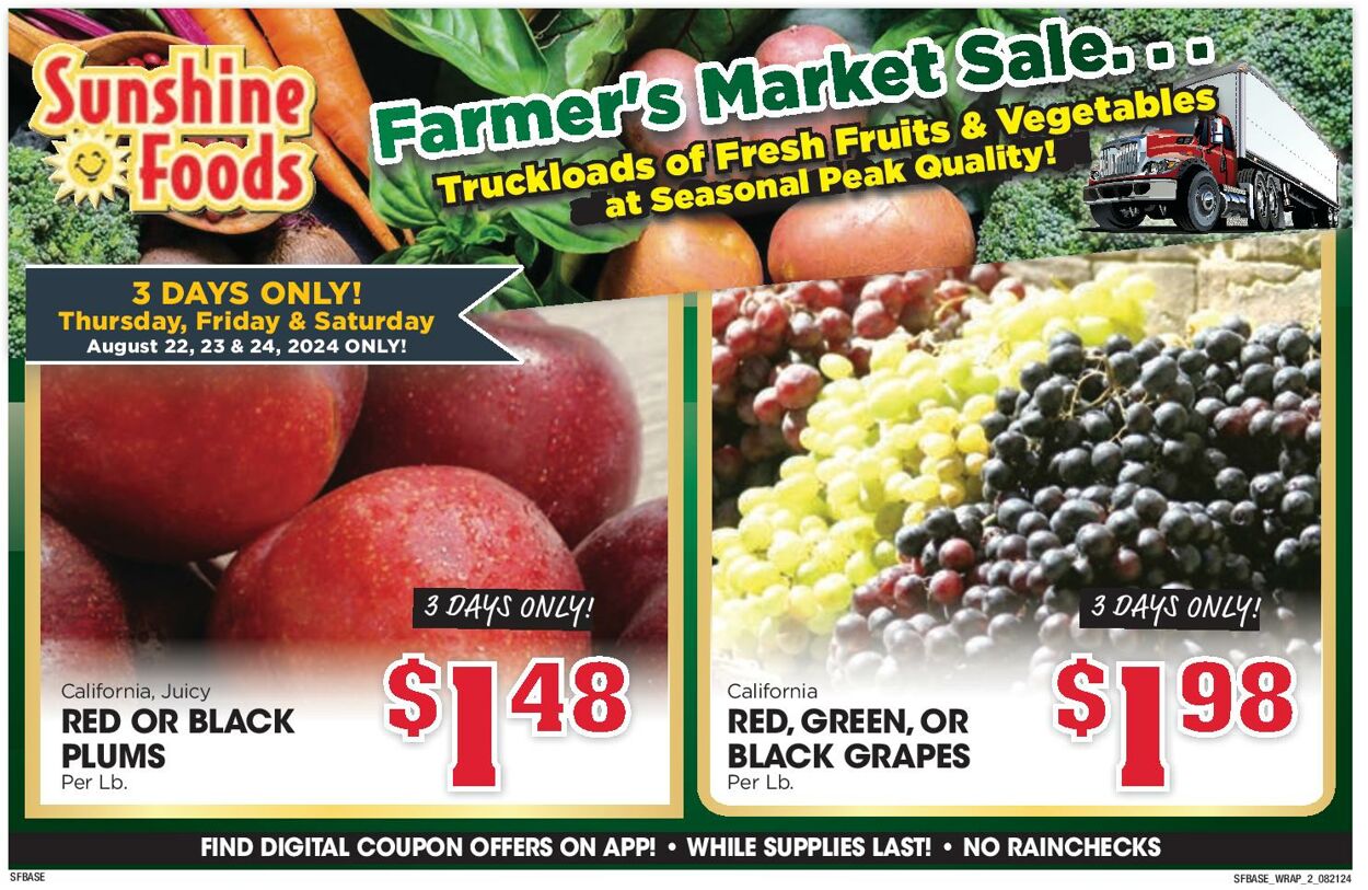 Weekly ad Sunshine Foods 08/21/2024 - 08/27/2024