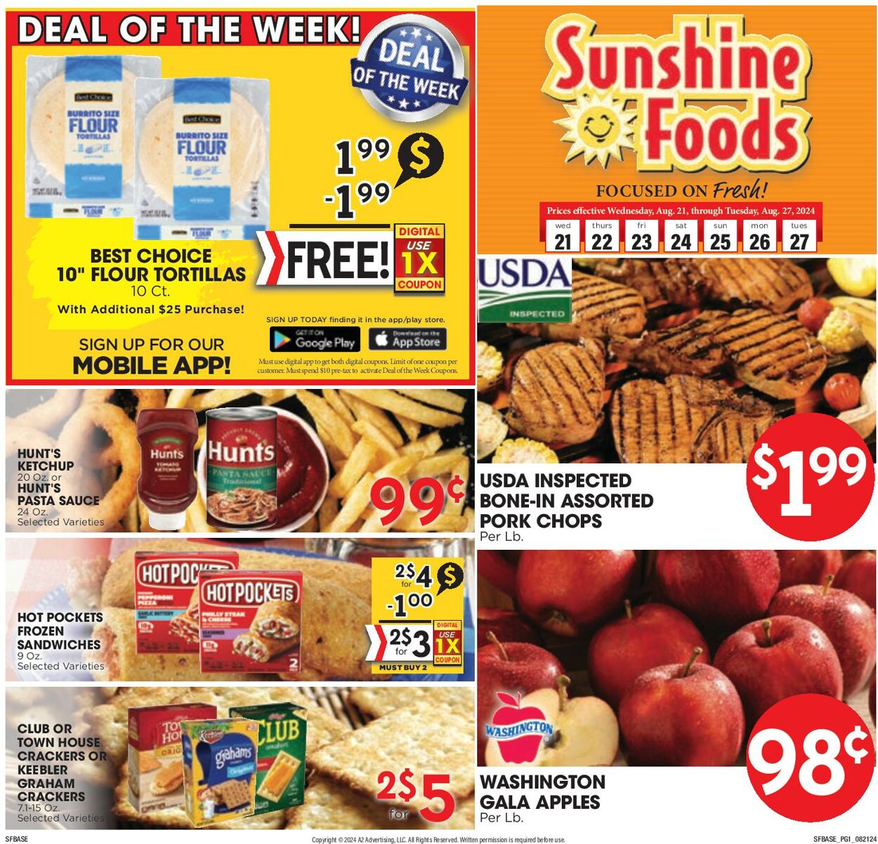 Weekly ad Sunshine Foods 08/21/2024 - 08/27/2024