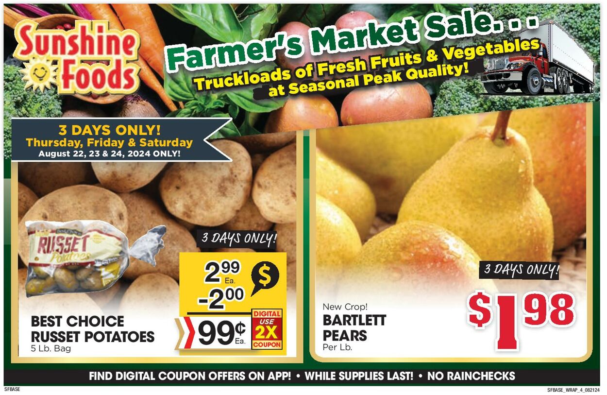 Weekly ad Sunshine Foods 08/21/2024 - 08/27/2024