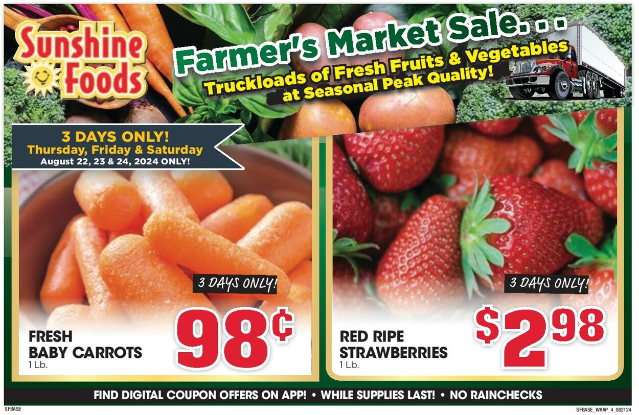 Weekly ad Sunshine Foods 08/21/2024 - 08/27/2024