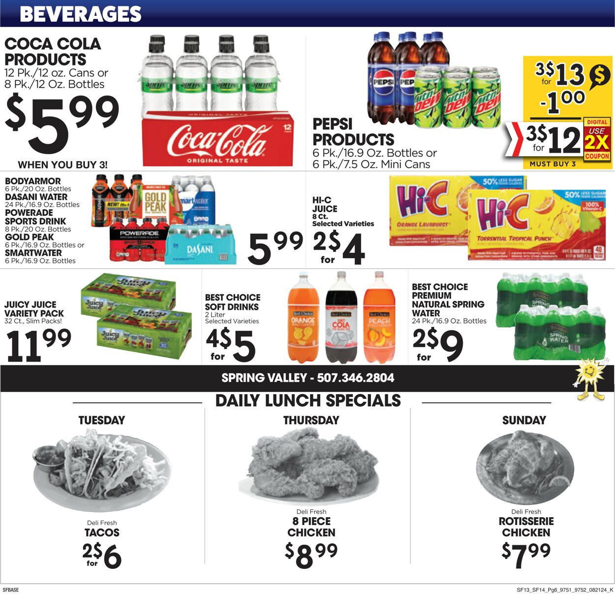 Weekly ad Sunshine Foods 08/21/2024 - 08/27/2024