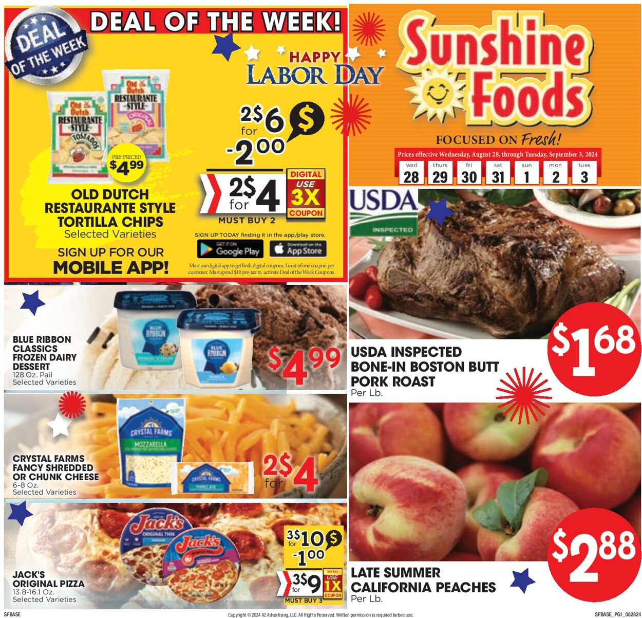 Weekly ad Sunshine Foods 08/28/2024 - 09/03/2024