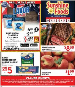 Weekly ad Sunshine Foods 08/31/2022-09/06/2022