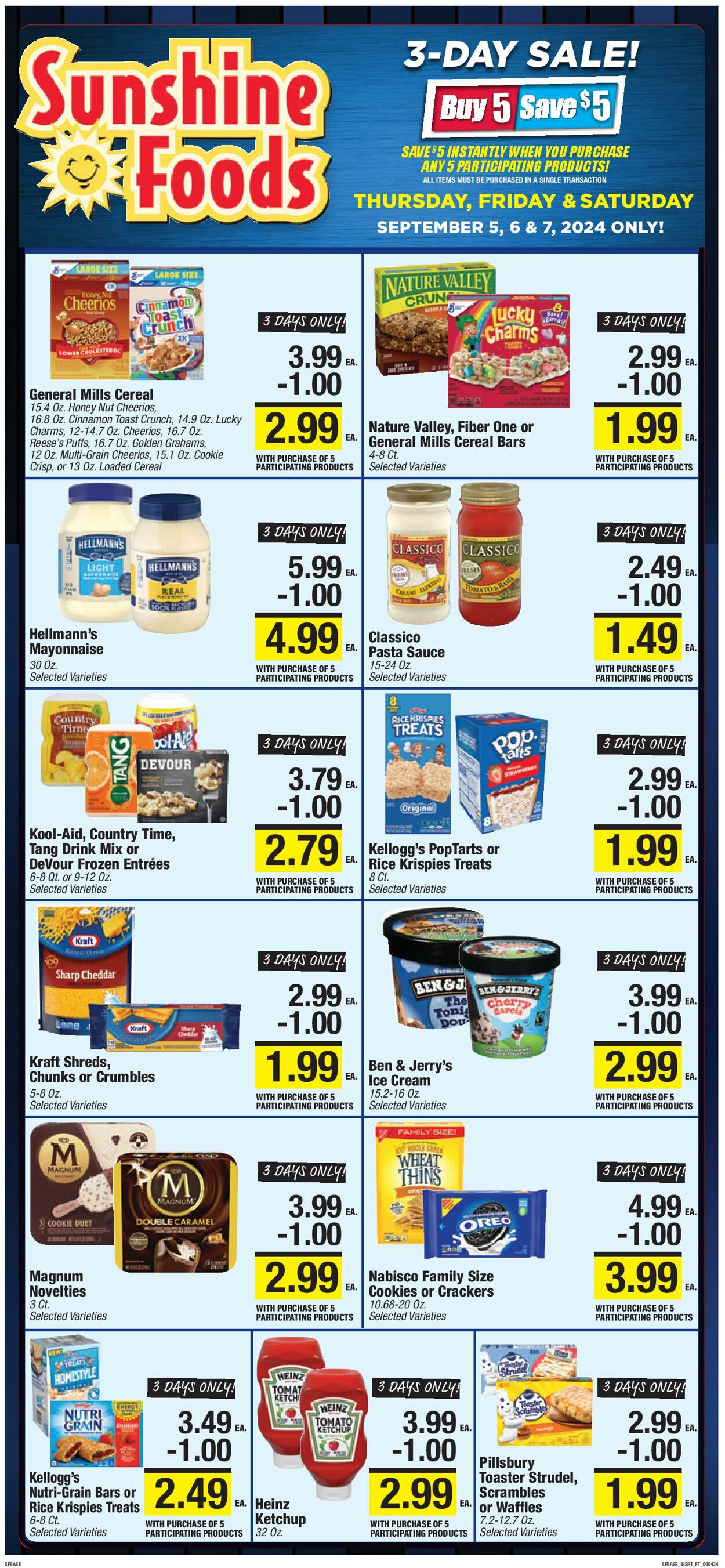 Weekly ad Sunshine Foods 09/04/2024 - 09/10/2024