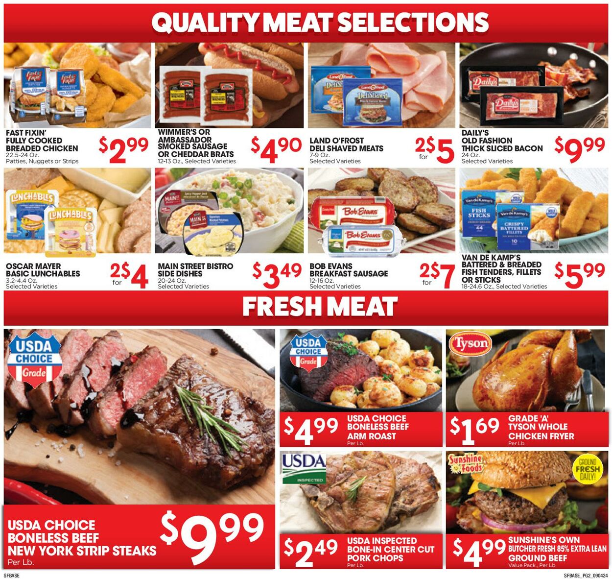 Weekly ad Sunshine Foods 09/04/2024 - 09/10/2024