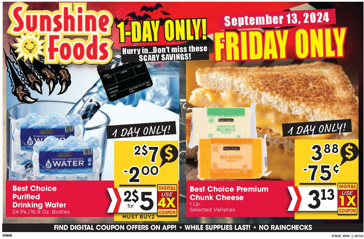 Weekly ad Sunshine Foods 09/11/2024 - 09/17/2024