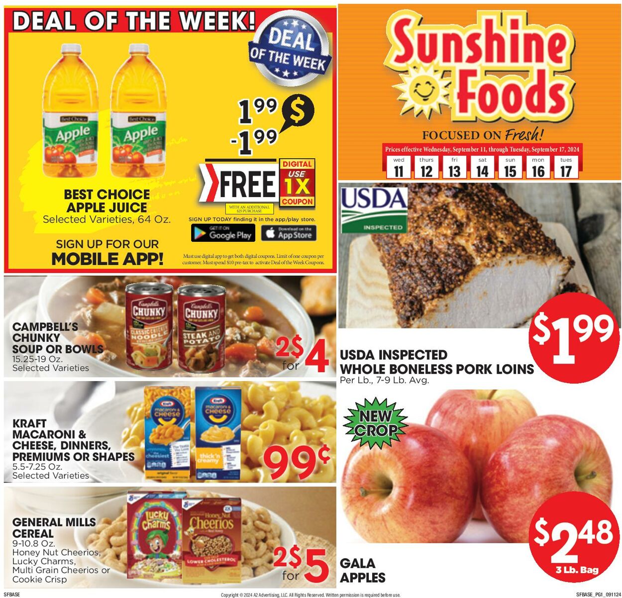 Sunshine Foods Promotional weekly ads