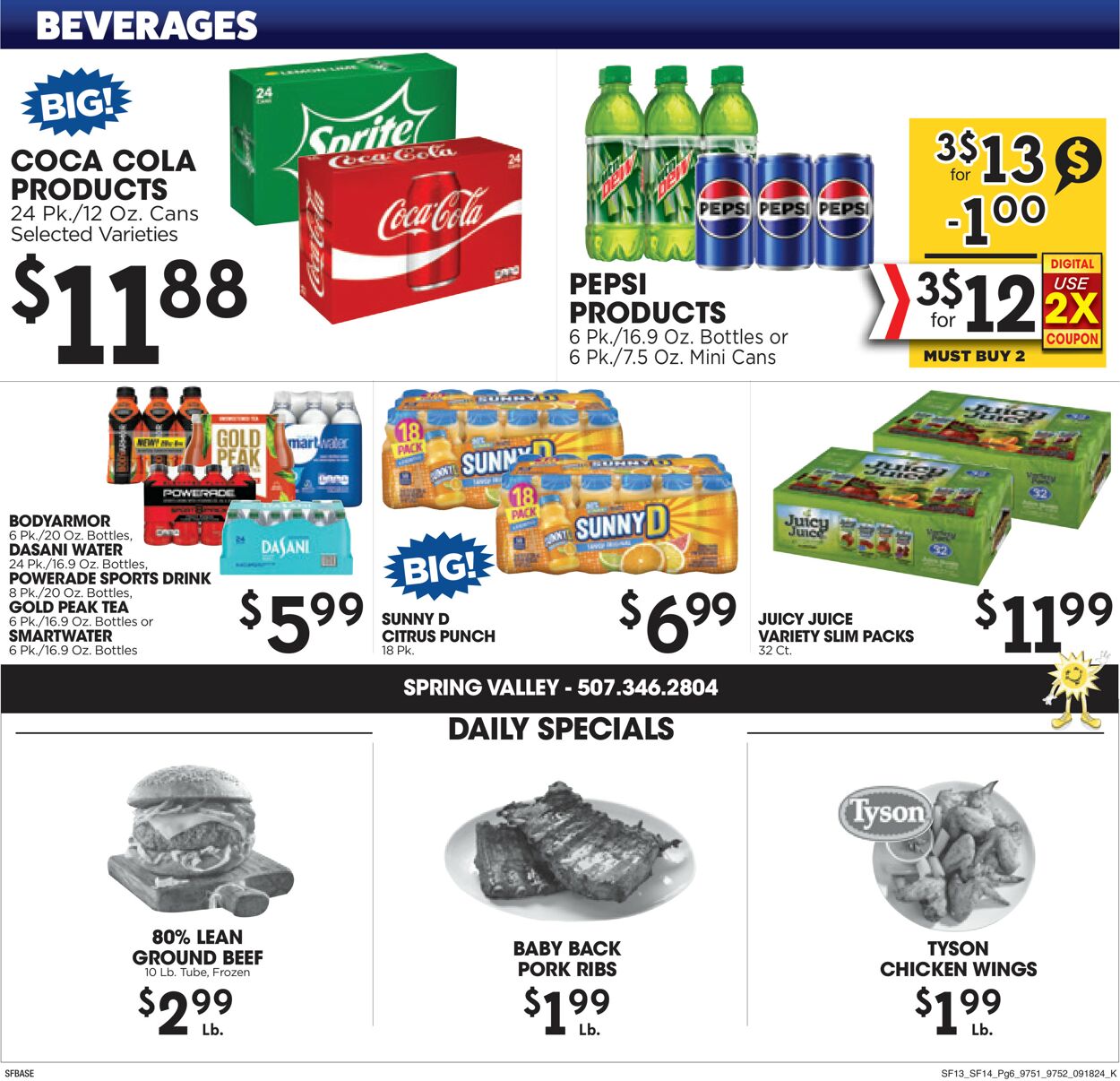 Weekly ad Sunshine Foods 09/18/2024 - 09/24/2024