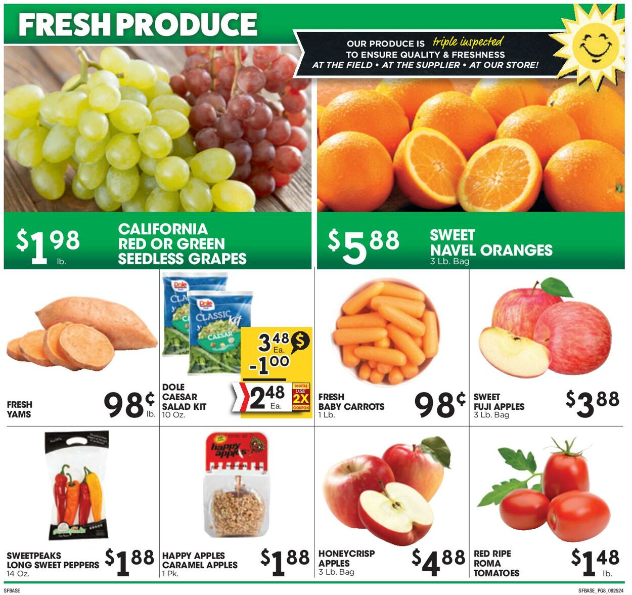 Weekly ad Sunshine Foods 09/25/2024 - 10/01/2024