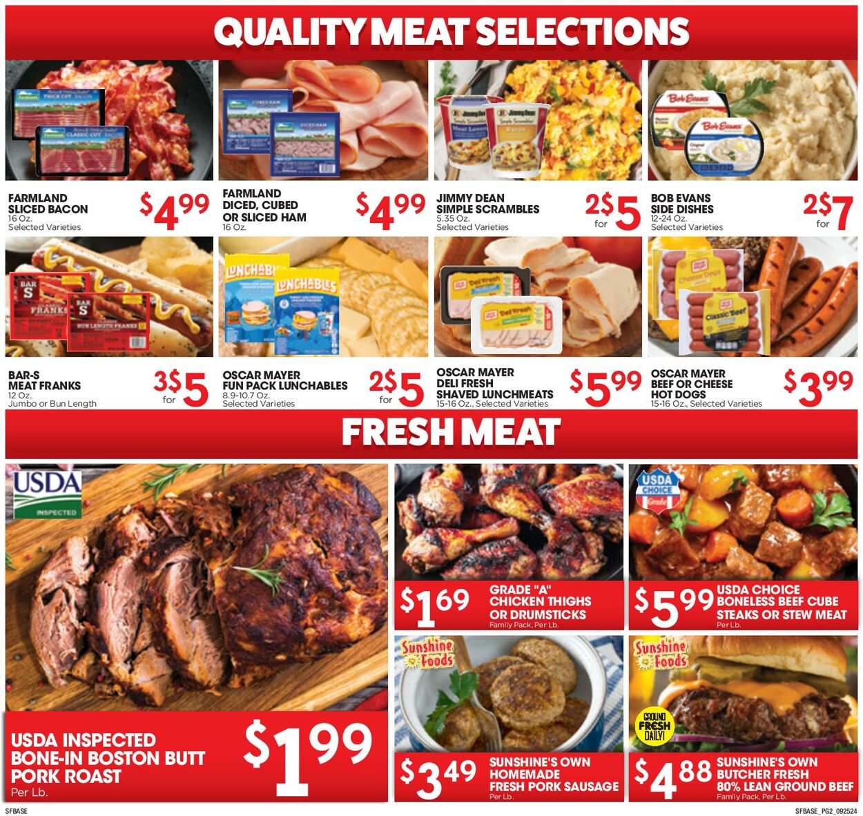 Weekly ad Sunshine Foods 09/25/2024 - 10/01/2024