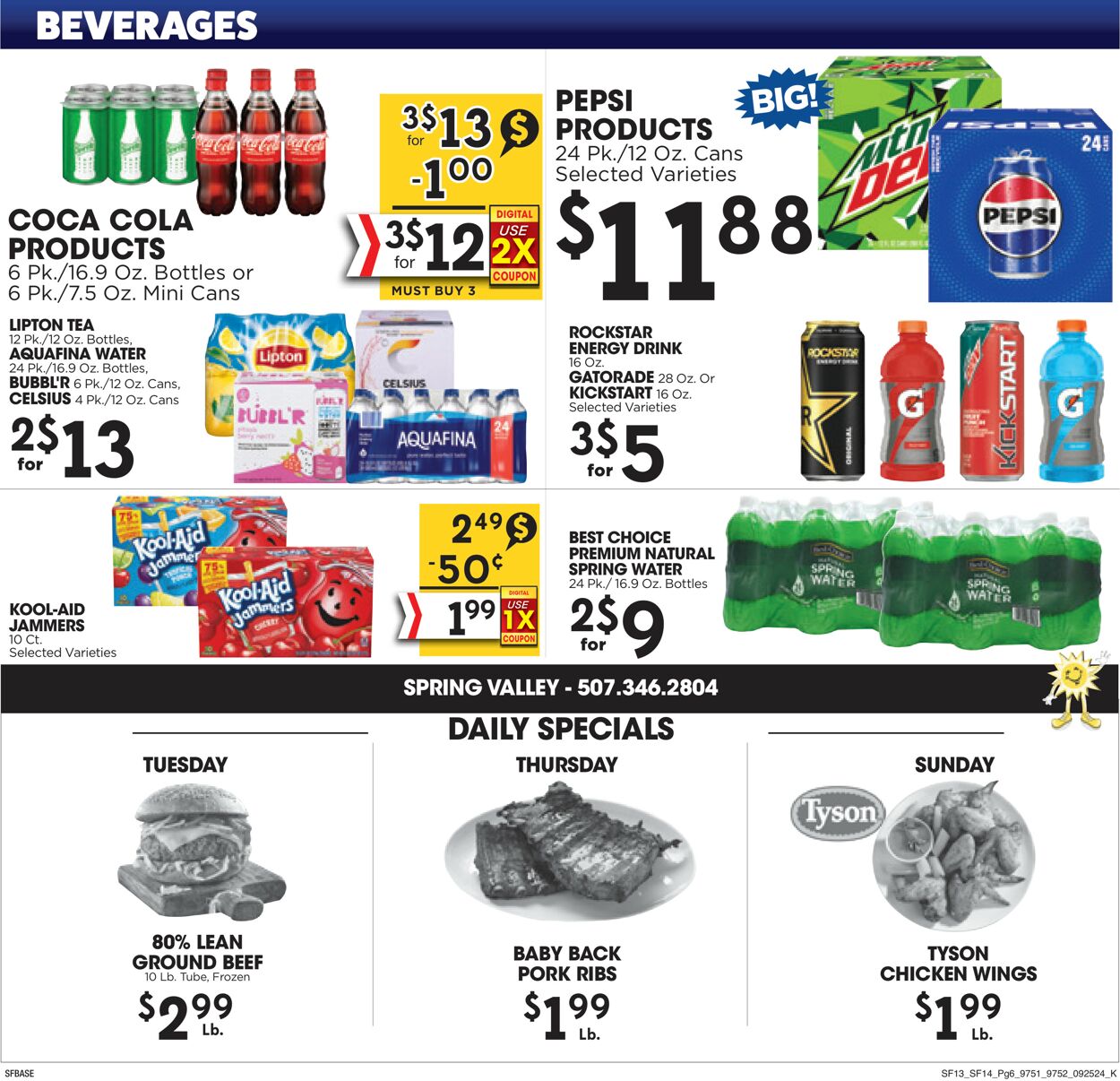 Weekly ad Sunshine Foods 09/25/2024 - 10/01/2024