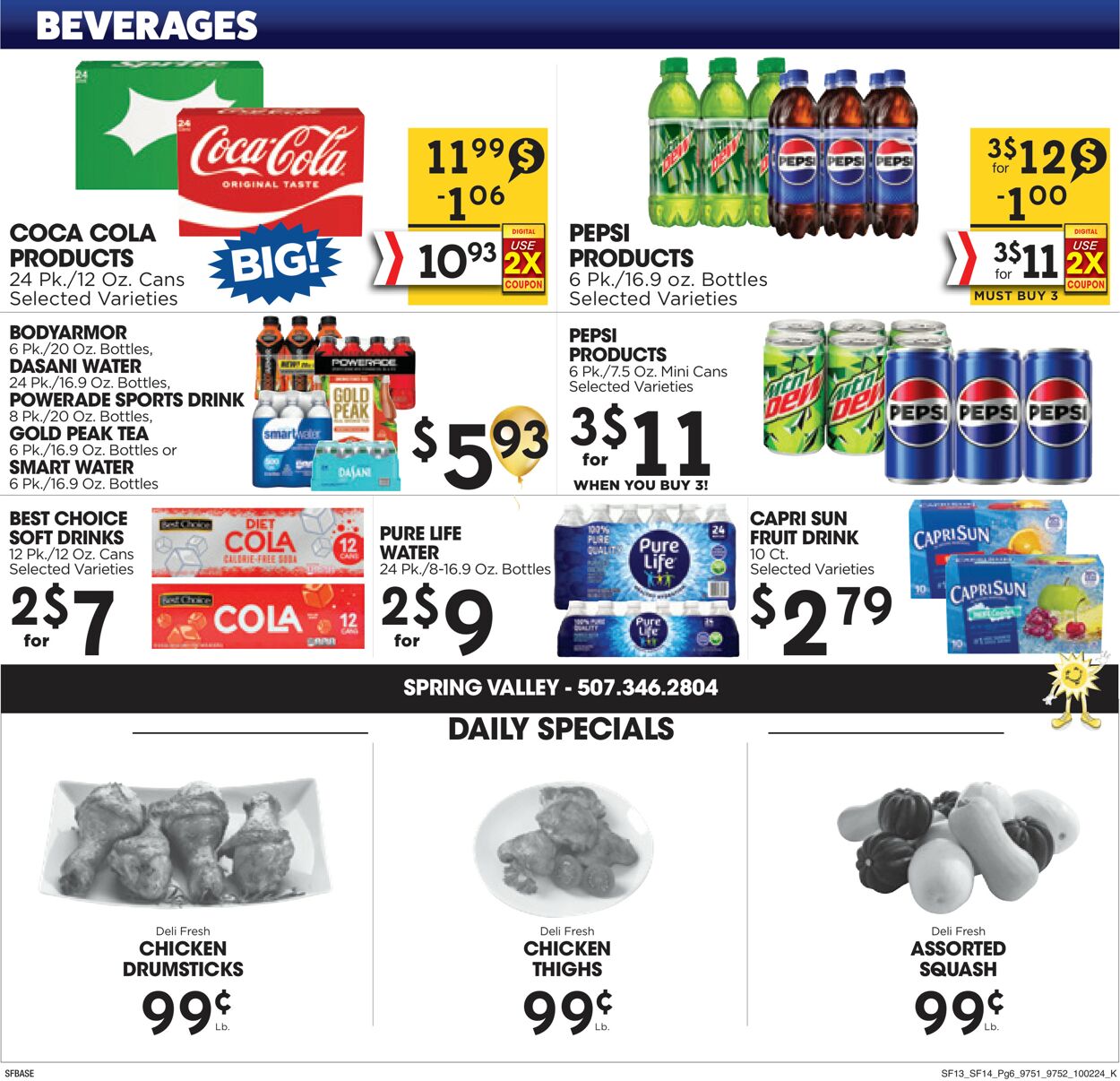 Weekly ad Sunshine Foods 10/02/2024 - 10/08/2024