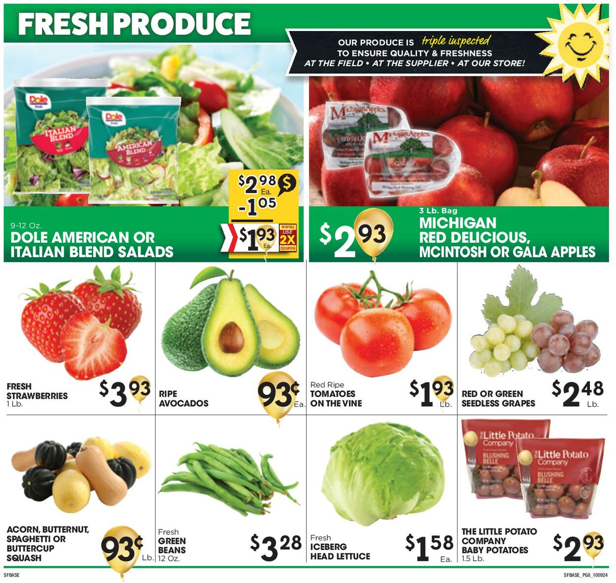 Weekly ad Sunshine Foods 10/09/2024 - 10/15/2024