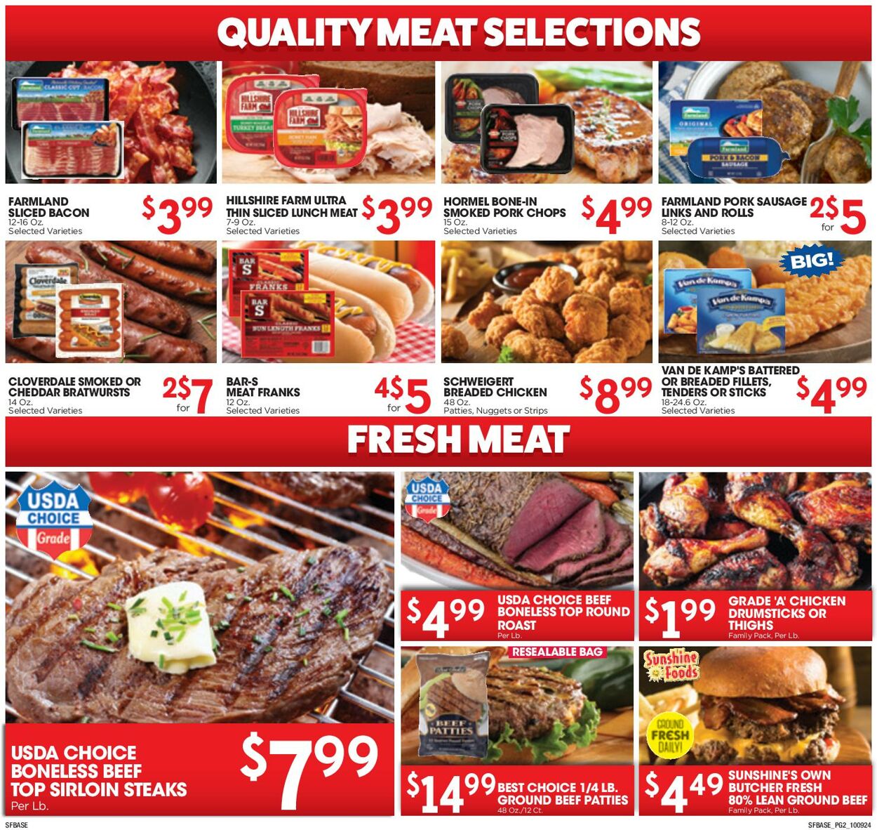 Weekly ad Sunshine Foods 10/09/2024 - 10/15/2024