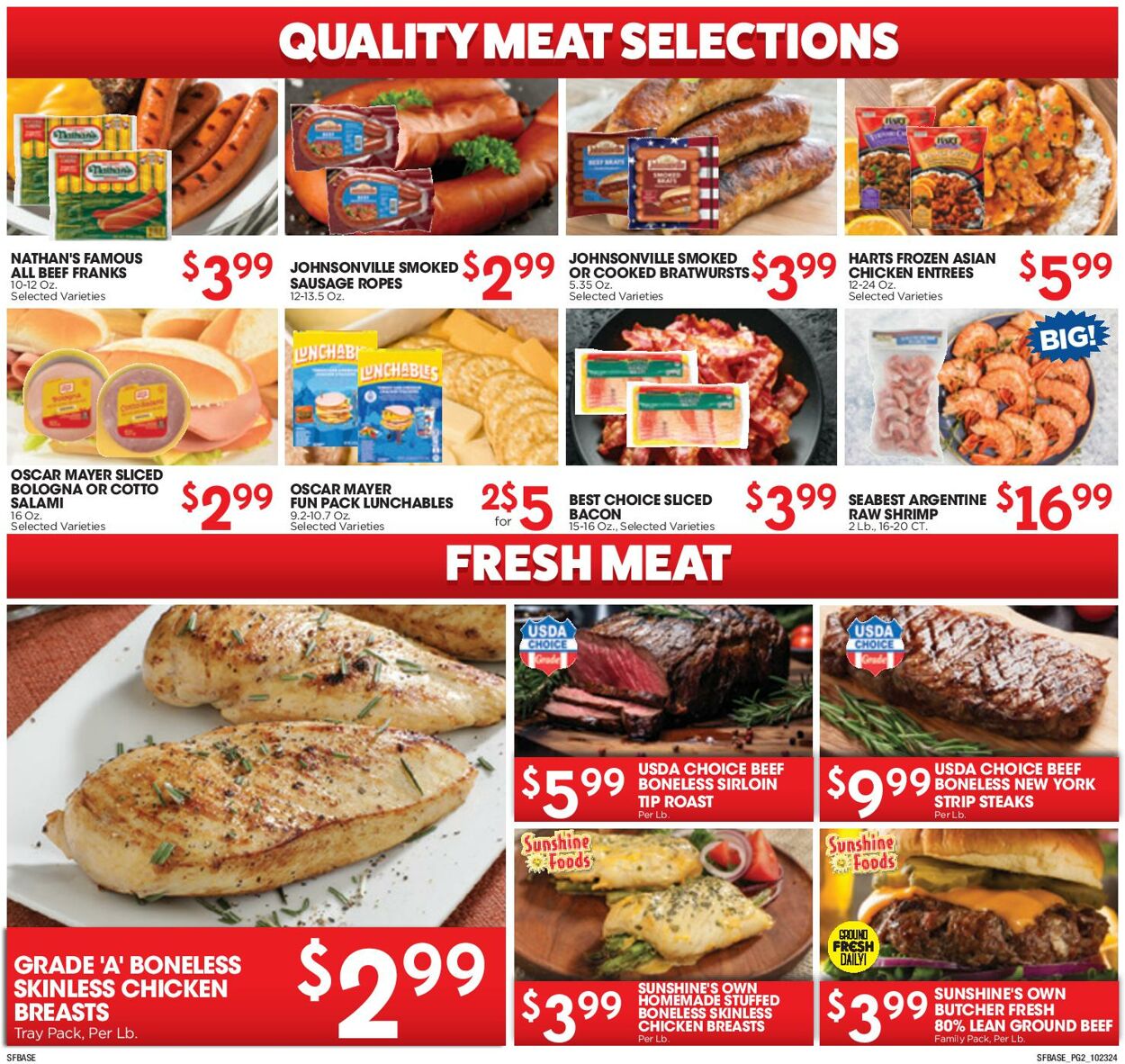 Weekly ad Sunshine Foods 10/23/2024 - 10/29/2024