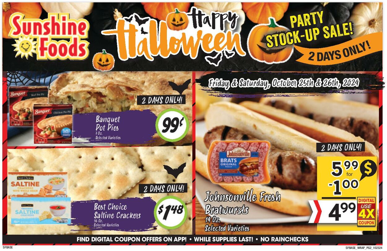 Weekly ad Sunshine Foods 10/23/2024 - 10/29/2024