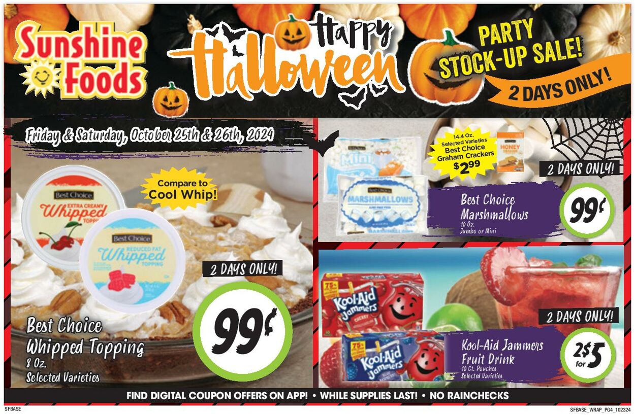 Weekly ad Sunshine Foods 10/23/2024 - 10/29/2024