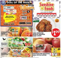 Weekly ad Sunshine Foods 09/28/2022 - 10/04/2022