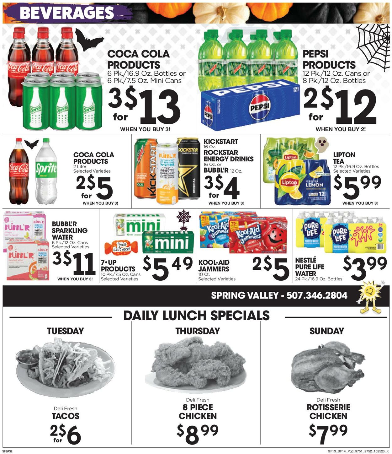 Weekly ad Sunshine Foods 10/25/2023 - 10/31/2023