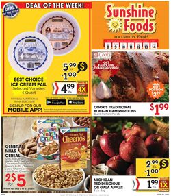 Weekly ad Sunshine Foods 11/15/2023 - 11/28/2023