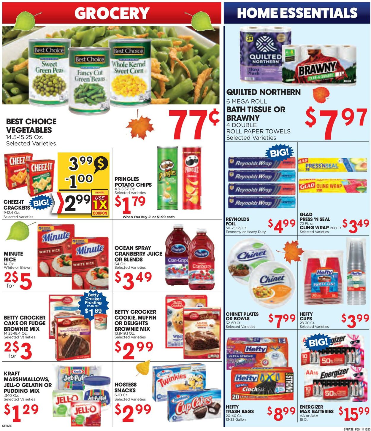 Weekly ad Sunshine Foods 11/15/2023 - 11/28/2023