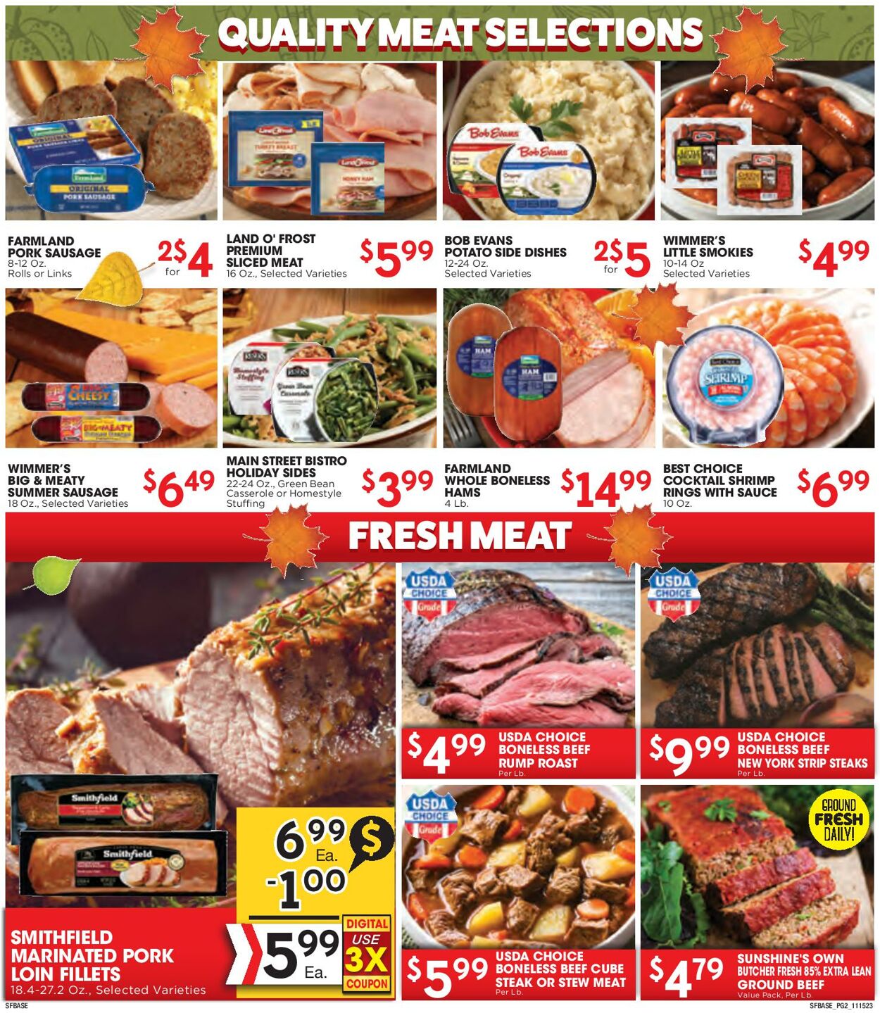 Weekly ad Sunshine Foods 11/15/2023 - 11/28/2023