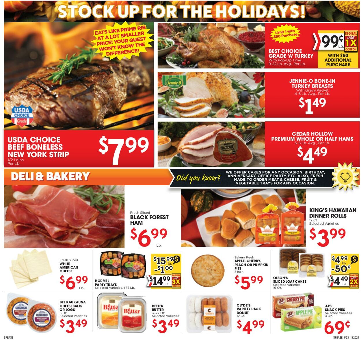 Weekly ad Sunshine Foods 11/20/2024 - 12/03/2024