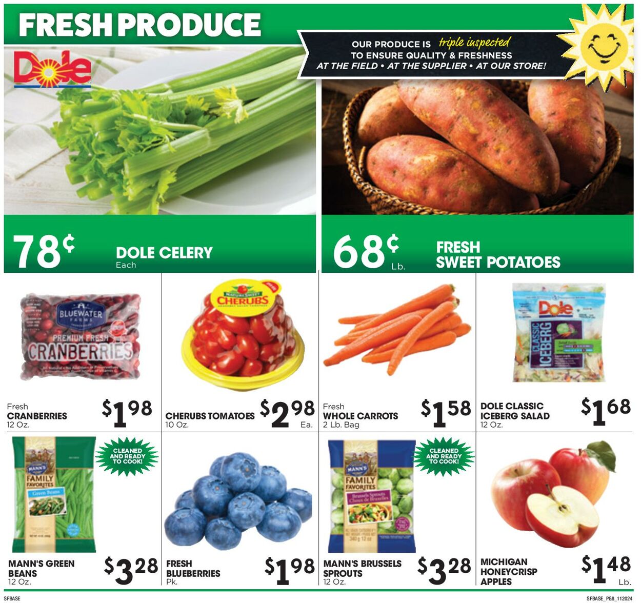 Weekly ad Sunshine Foods 11/20/2024 - 12/03/2024