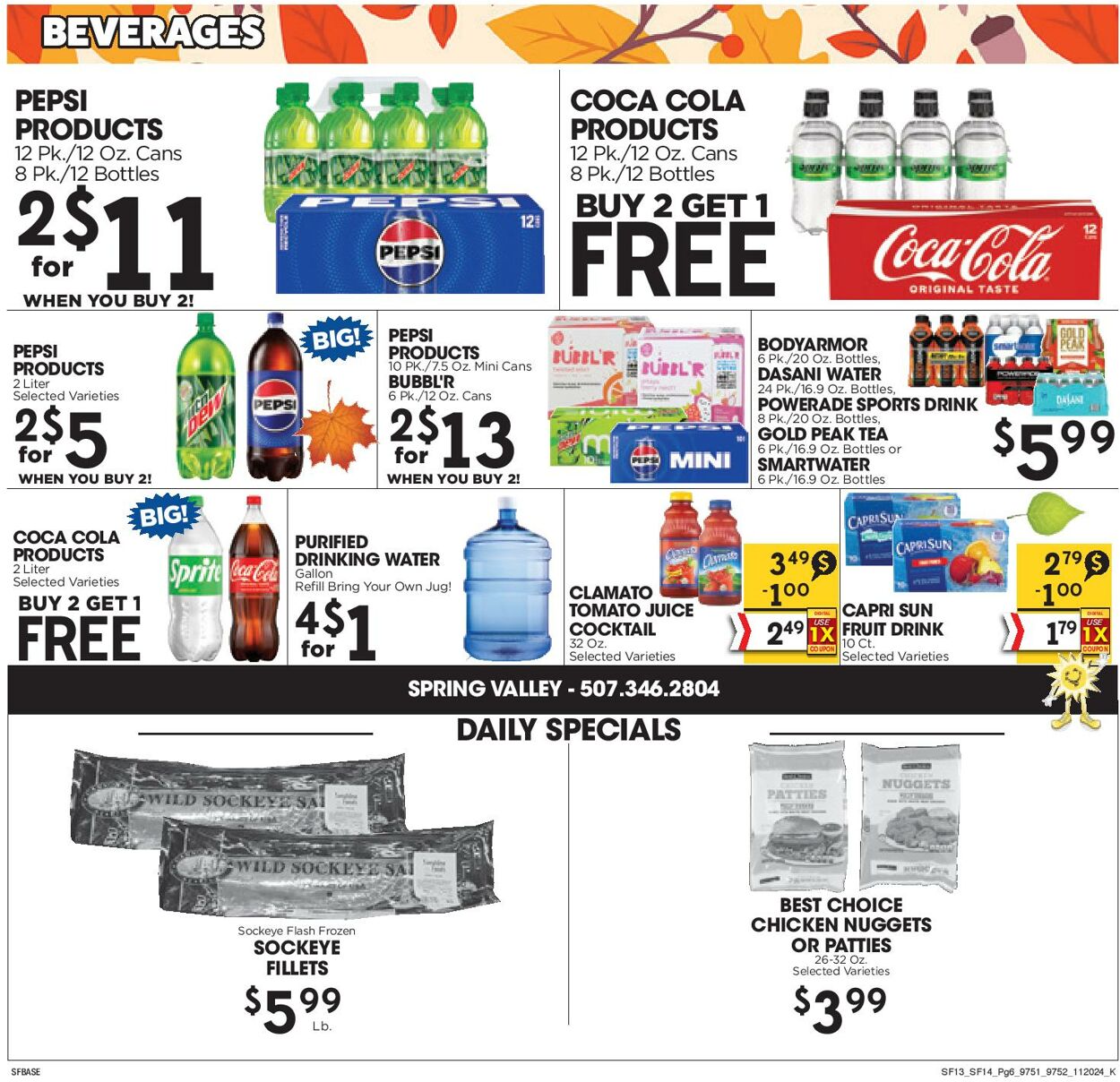 Weekly ad Sunshine Foods 11/20/2024 - 12/03/2024