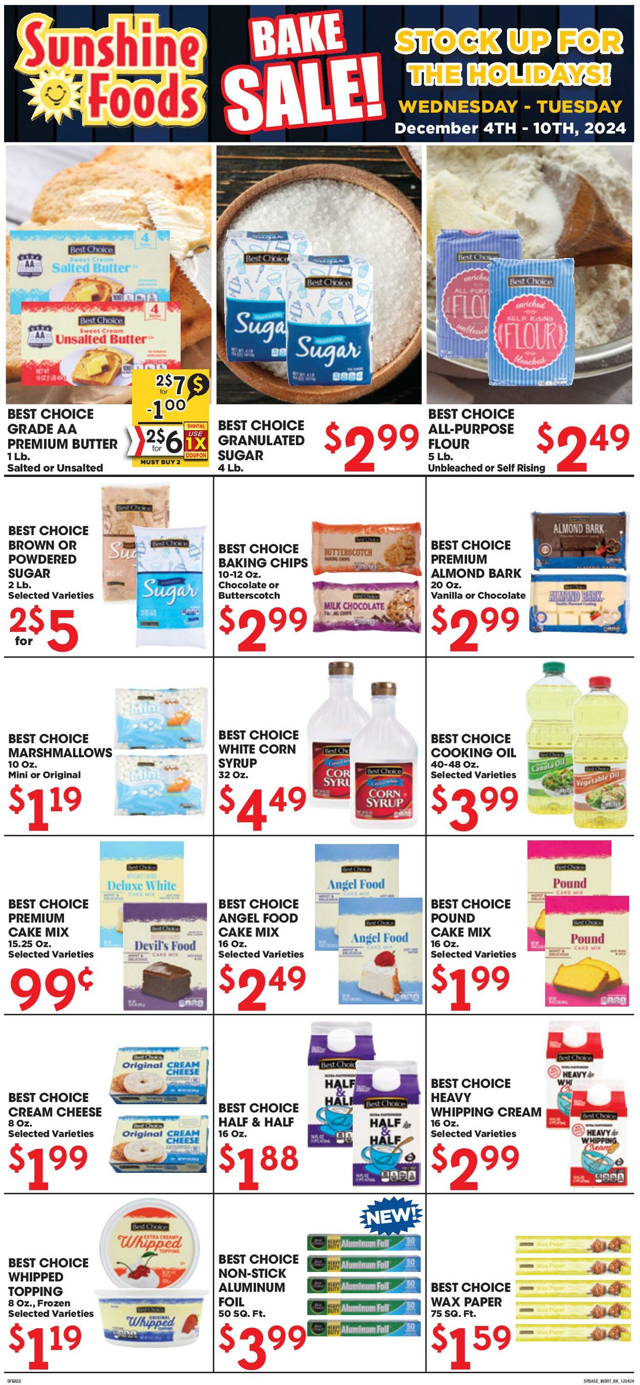 Weekly ad Sunshine Foods 12/04/2024 - 12/10/2024