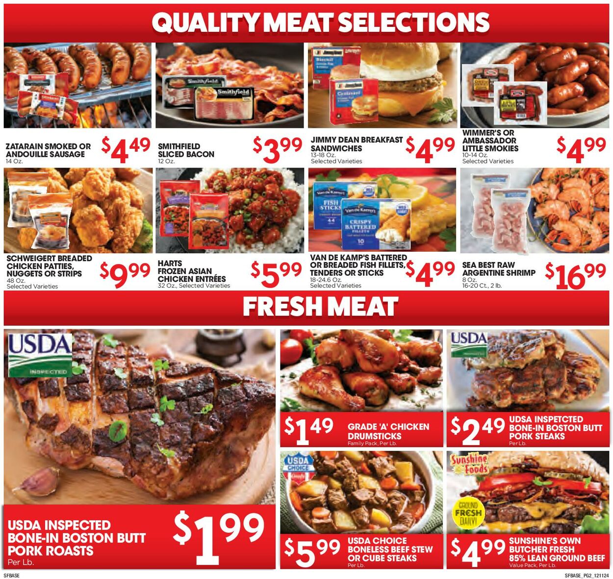 Weekly ad Sunshine Foods 12/11/2024 - 12/17/2024