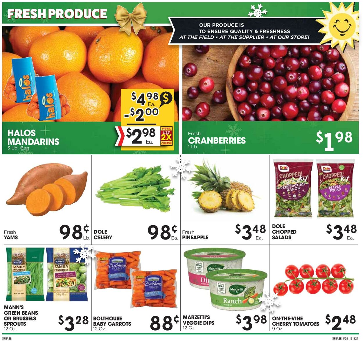 Weekly ad Sunshine Foods 12/18/2024 - 12/24/2024