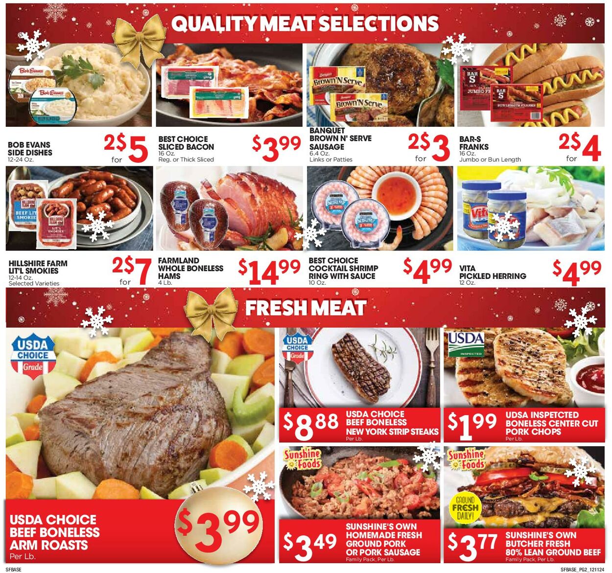 Weekly ad Sunshine Foods 12/18/2024 - 12/24/2024