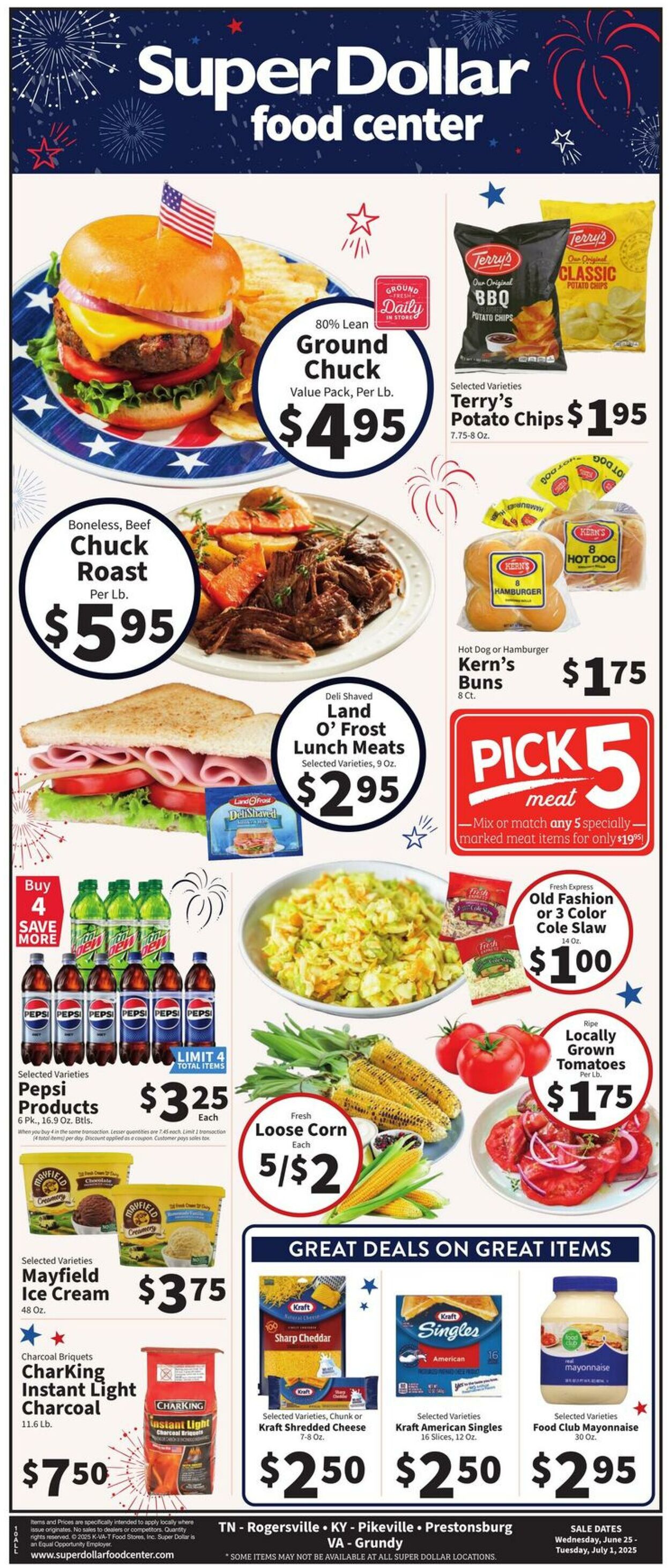 Weekly ad Super Dollar Stores 06/25/2025 - 07/01/2025