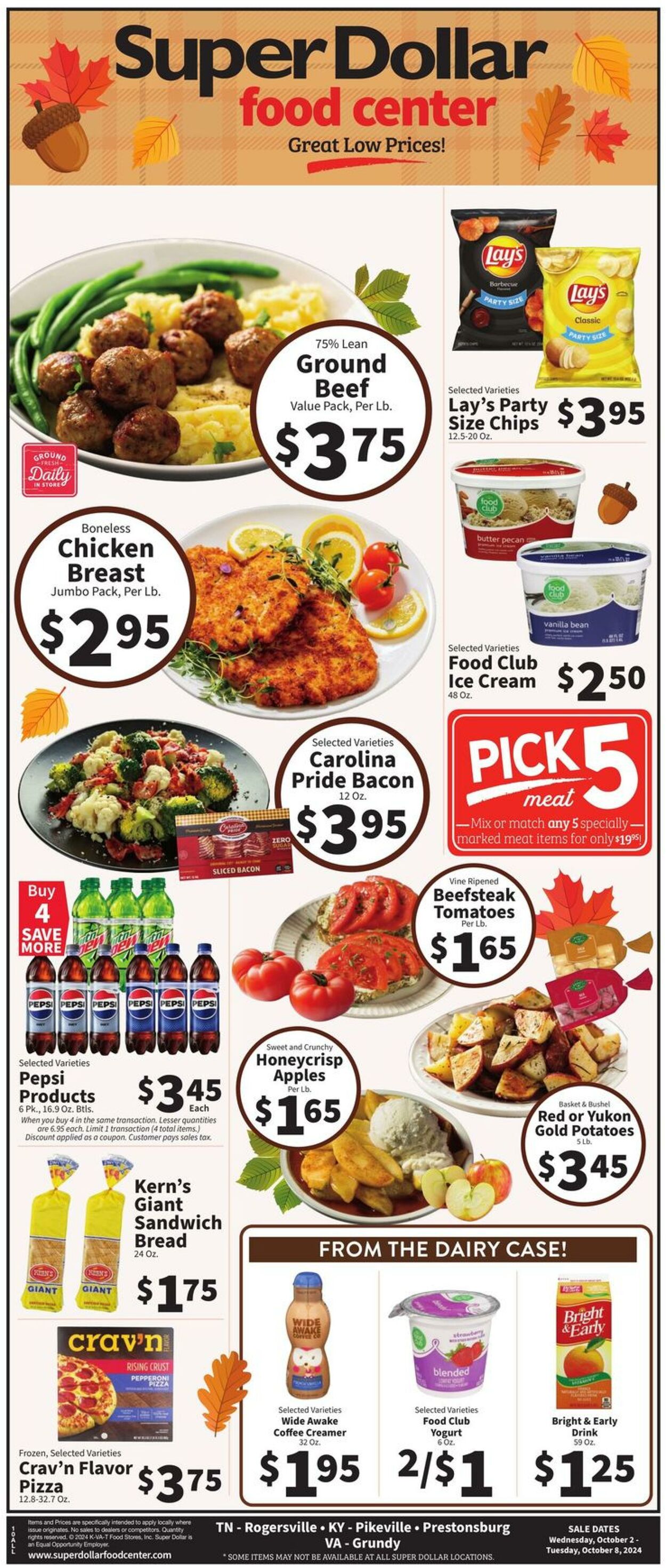 Weekly ad Super Dollar Stores 10/02/2024 - 10/08/2024