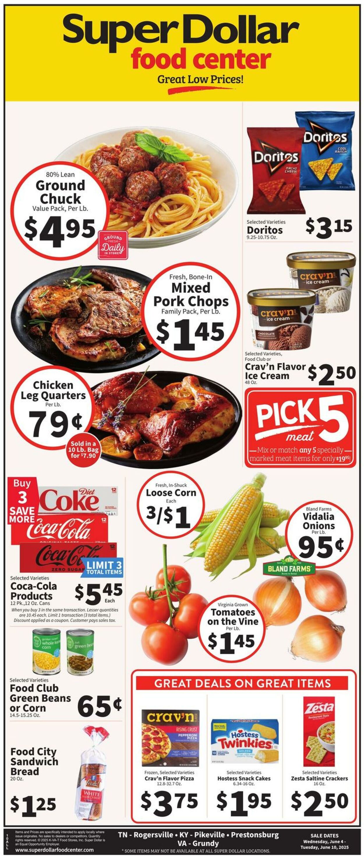 Weekly ad Super Dollar Stores 06/04/2025 - 06/10/2025