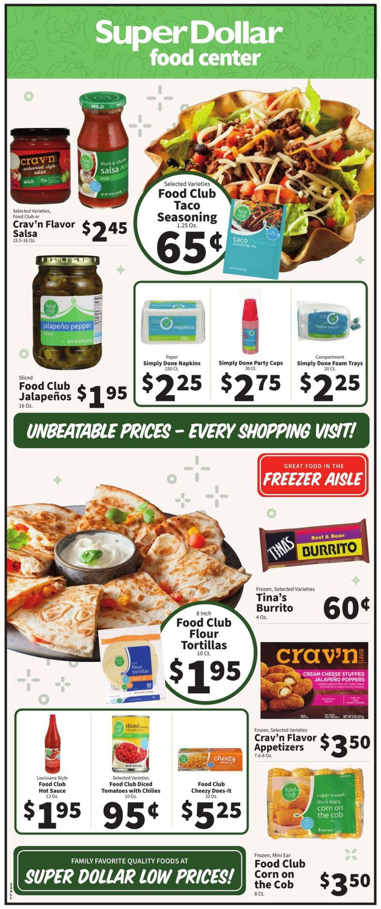 Weekly ad Super Dollar Stores 01/08/2025 - 01/14/2025