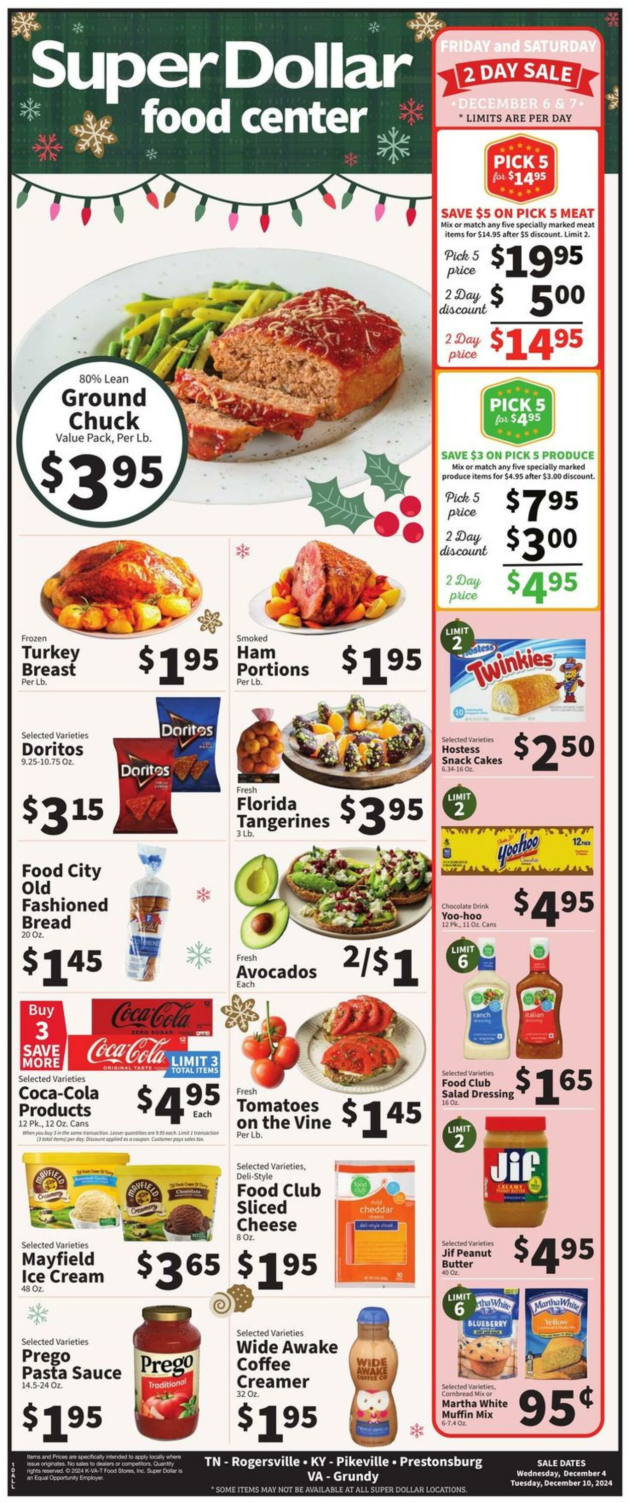 Weekly ad Super Dollar Stores 12/04/2024 - 12/10/2024