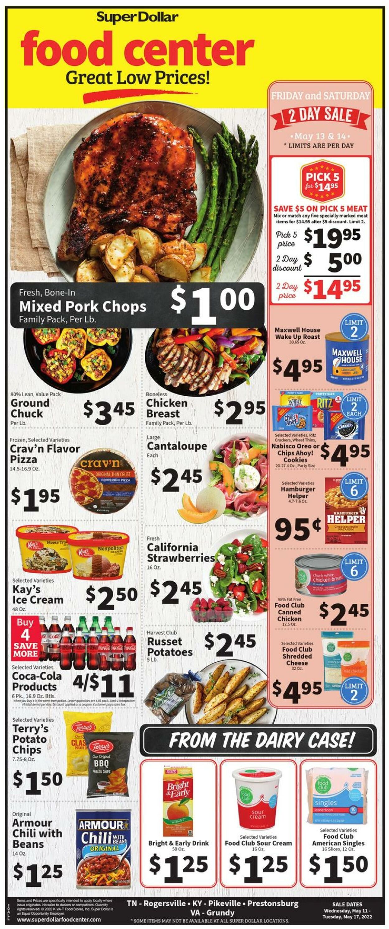 Weekly ad Super Dollar Stores 05/11/2022 - 05/17/2022