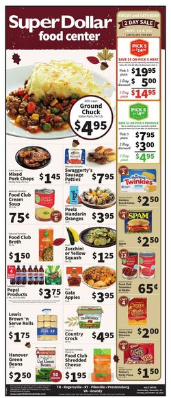 Weekly ad Super Dollar Stores 12/17/2025 - 12/24/2025