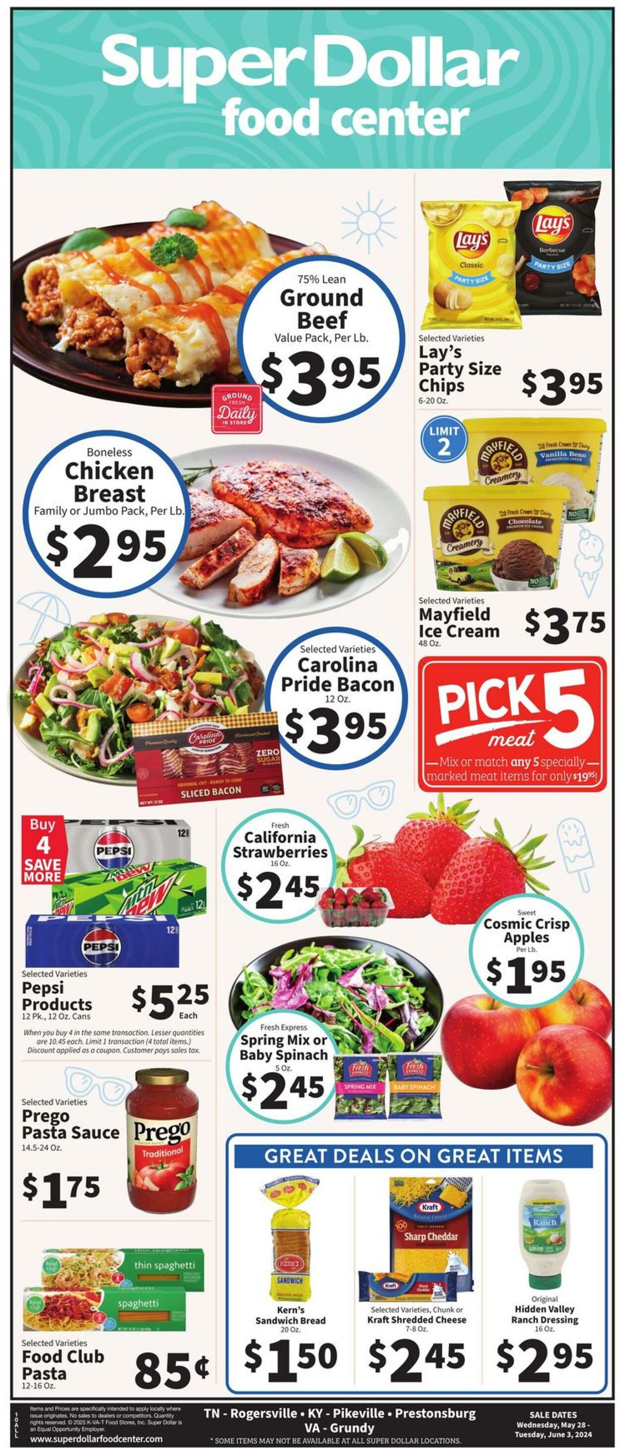 Weekly ad Super Dollar Stores 05/28/2025 - 06/03/2025