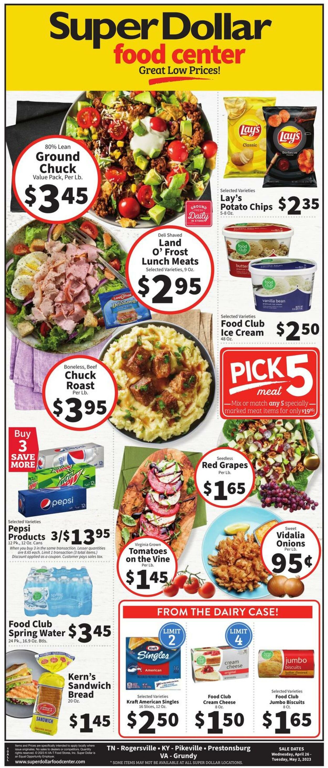 Weekly ad Super Dollar Stores 04/26/2023 - 05/02/2023