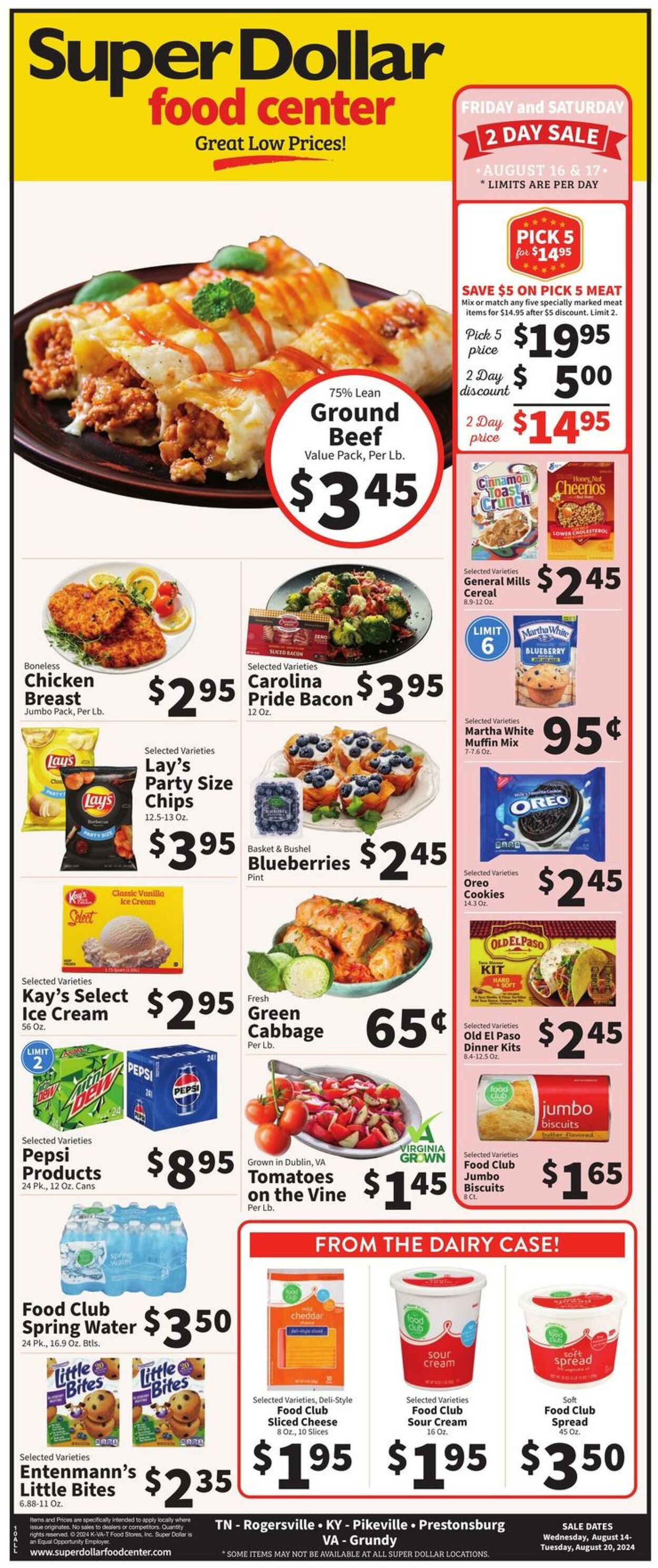 Weekly ad Super Dollar Stores 08/14/2024 - 08/20/2024