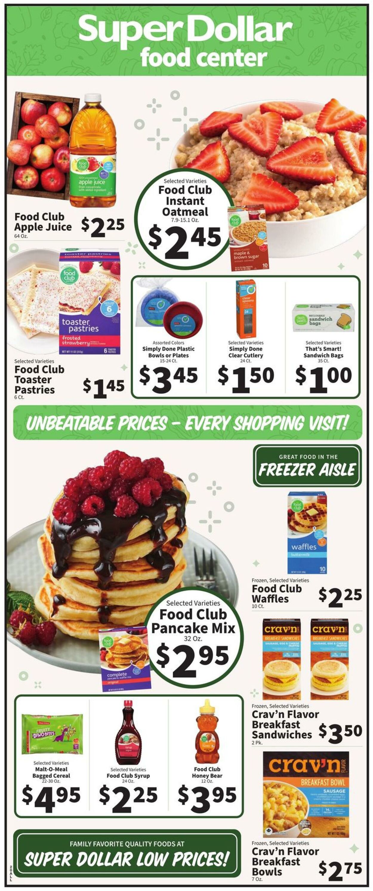 Weekly ad Super Dollar Stores 01/22/2025 - 01/28/2025